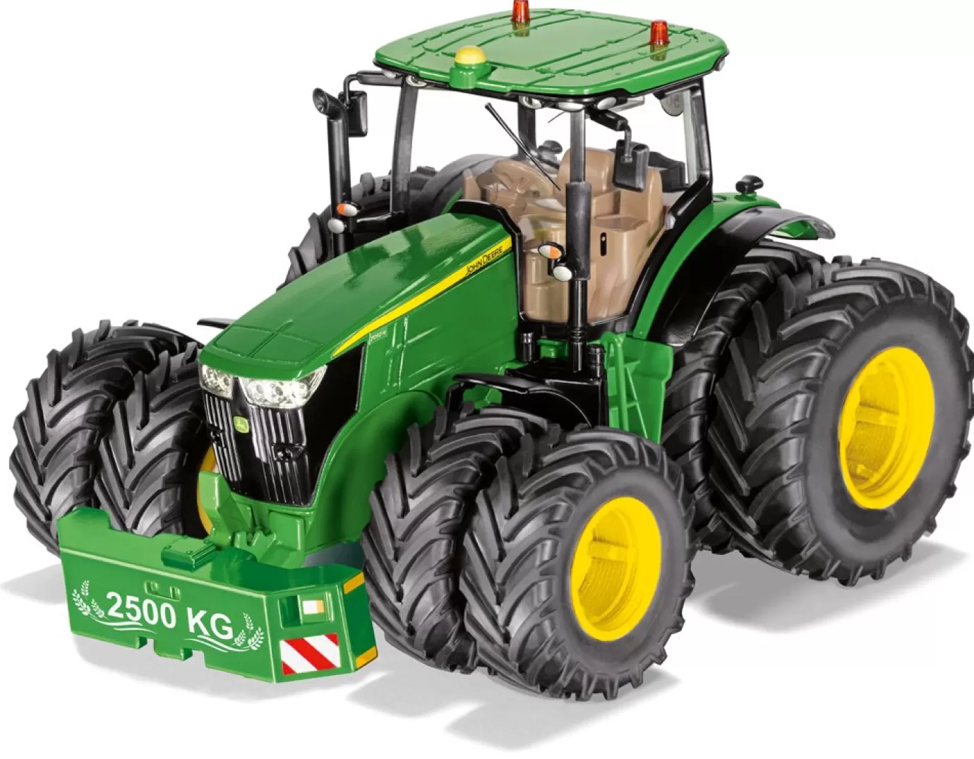 Tractoren>Siku John Deere 7290R met dubbele banden, Bluetooth app-bediening en afstandsbedieningsmodule
